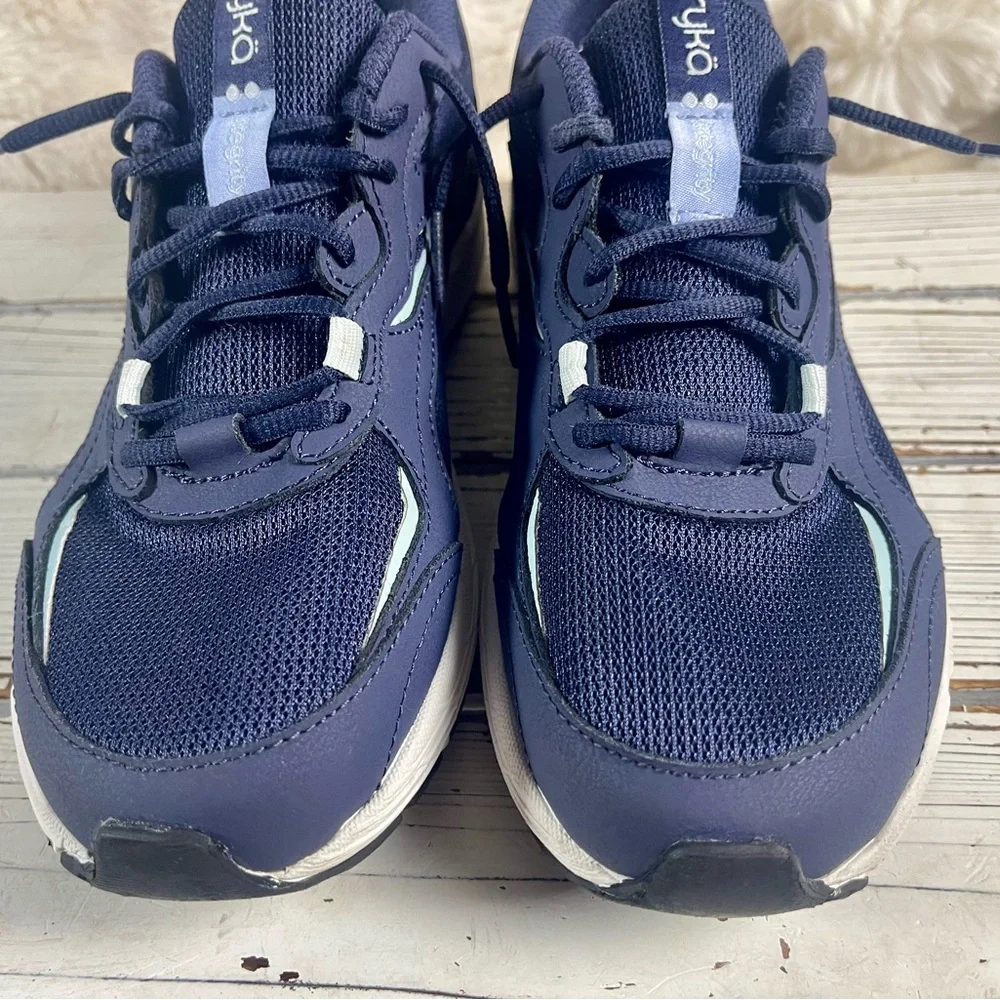 CLEAN Size 8M Ryka‎ Lightweight Mesh Walking Sneakers Integrity Academy Blue
